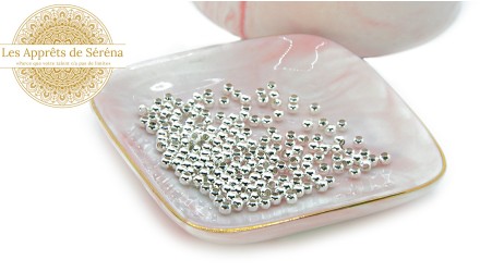 perles intercalaires rondes 3mm