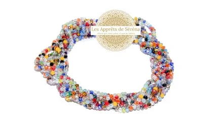 50 Perles abaques verre à facettes 4x3mm multicolores
