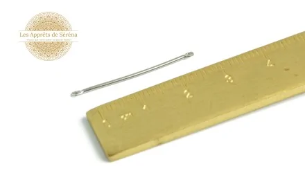 Connecteurs tige ou barre acier inoxydable 30mm,apprêts bijoux.